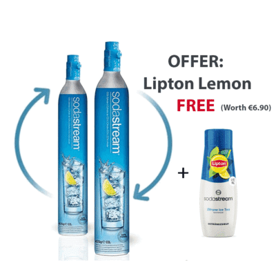 Sodastream CO2 Cylinder Part Exchange - Offer Blue