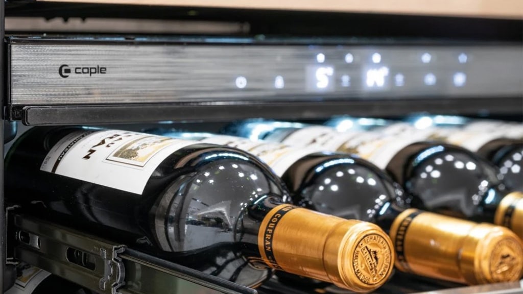 Duel Zone Temperatures - Caple Sense Premium Integrated Wine Cabinet - WI6160