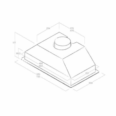 Elica-Era-GR-A-52-Built-In-Hood-PRF0142633-Technical-Drawing