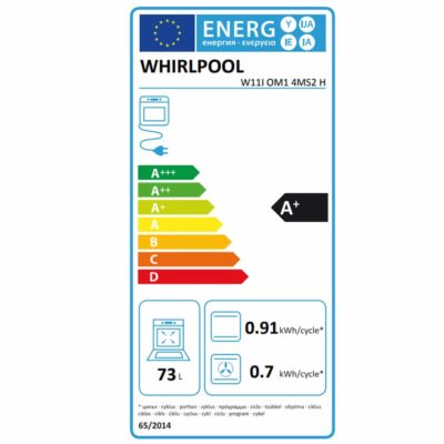 Energy Label Whirlpool-W-Collection-Built-In-Electric-Oven-W11I-OM1-4MS2-H