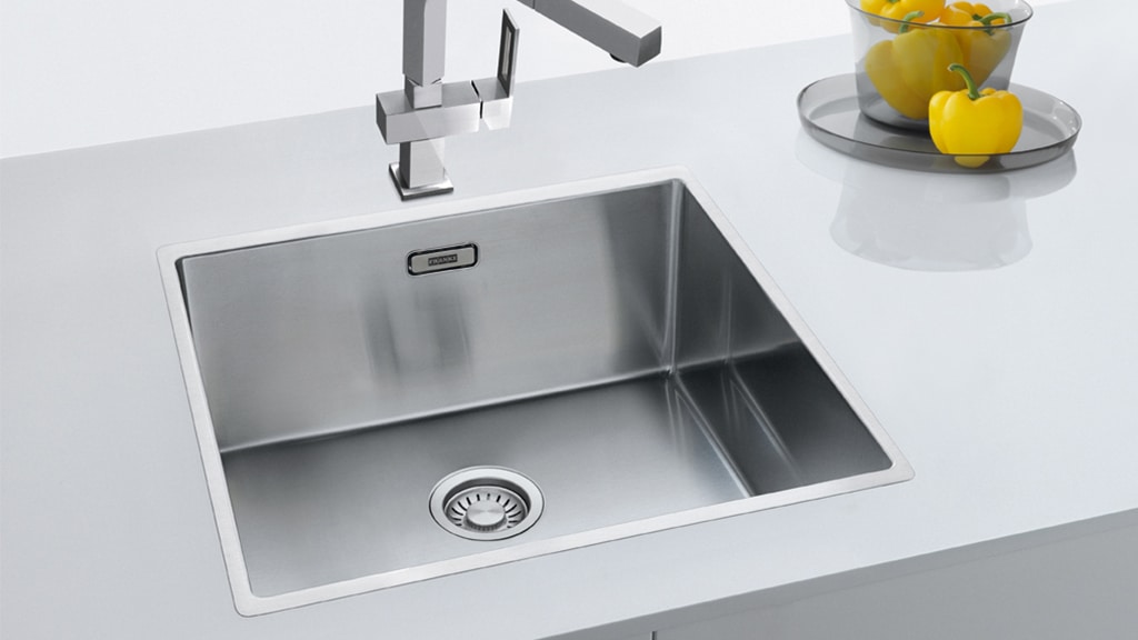 Franke 1 Bowl Stainless Steel Sink Flushmount Sophistication