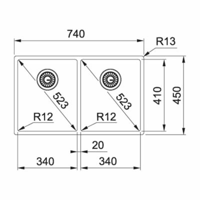 Franke-Box-BXX-220-120-34-34-Satin-Stainless-Steel-2-Bowl-Sinks-127.0370.188-b