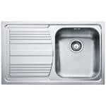 Franke-Logica-Line-LLX-611-Inox-Satinato-1B-1D-LHD-1-Bowl-Drainer-Stainless-Steel-Sinks-101.0085.773