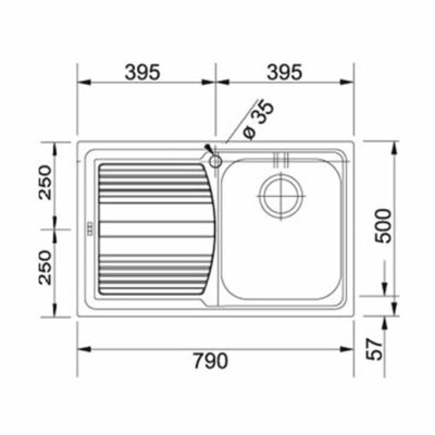 Franke-Logica-Line-LLX-611-Inox-Satinato-1B-1D-LHD-1-Bowl-Drainer-Stainless-Steel-Sinks-101.0085.773-b