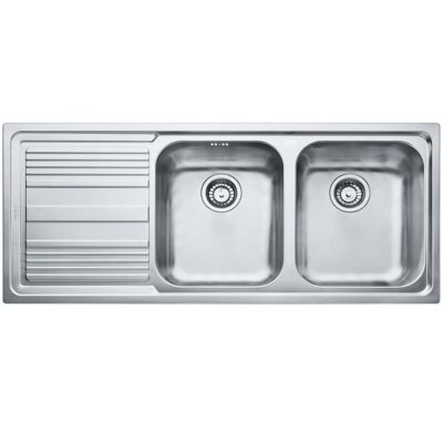 Franke-Logica-Line-LLX-621-2B-1D-LHD-2-Bowl-Drainer-Stainless-Steel-Sinks-101.0085.849