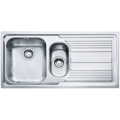 Franke-Logica-Line-LLX-651-Inox-Satinato-1.5-Bowl-Drainer-Stainless-Steel-Sinks-101.0085.810