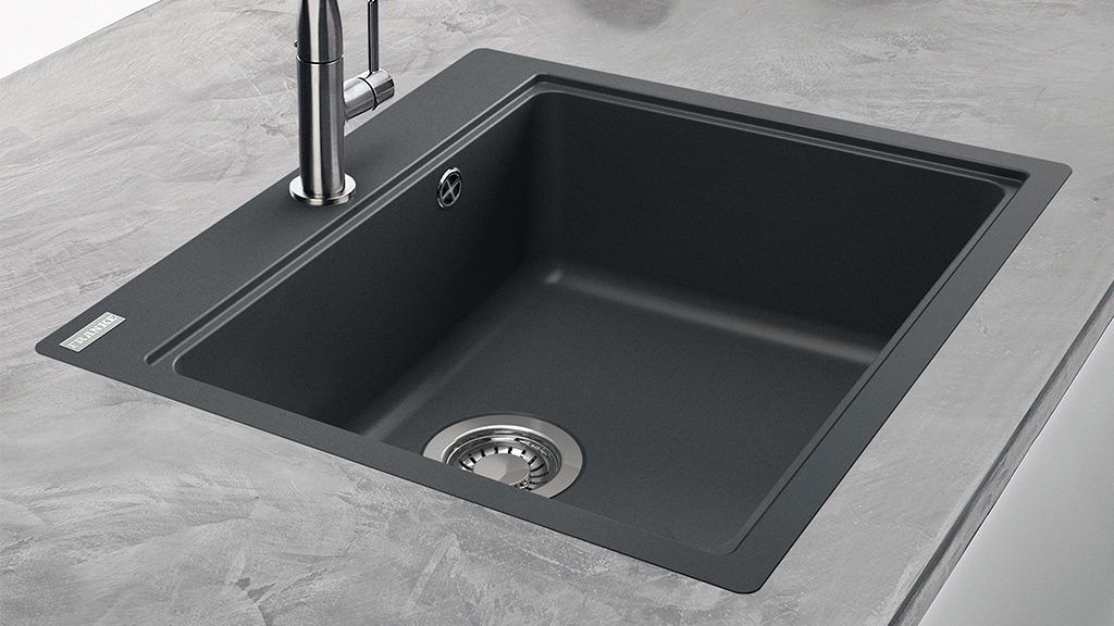 Franke Maris 1 Bowl Fragranite Black Sink Inset Versatility