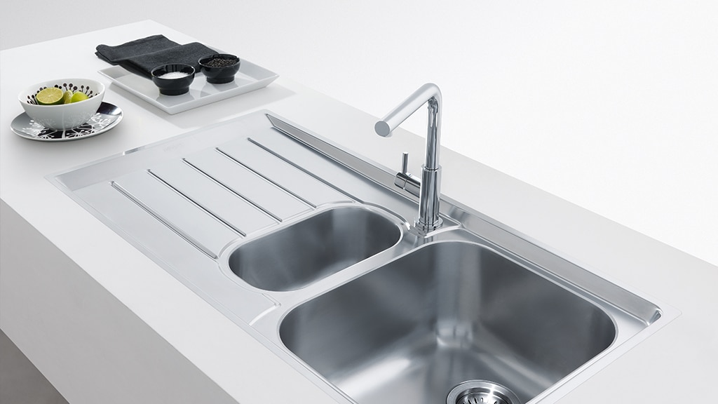 Franke Neptune 1.5 Bowl Stainless Steel Sink Inset Versatility