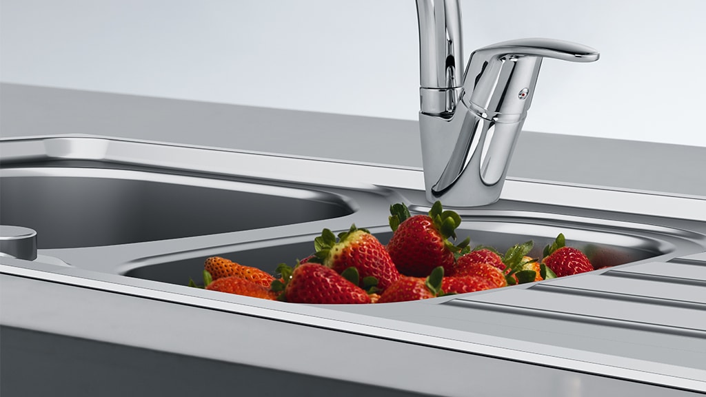 Franke Stainless Steel Sinks Strawberries