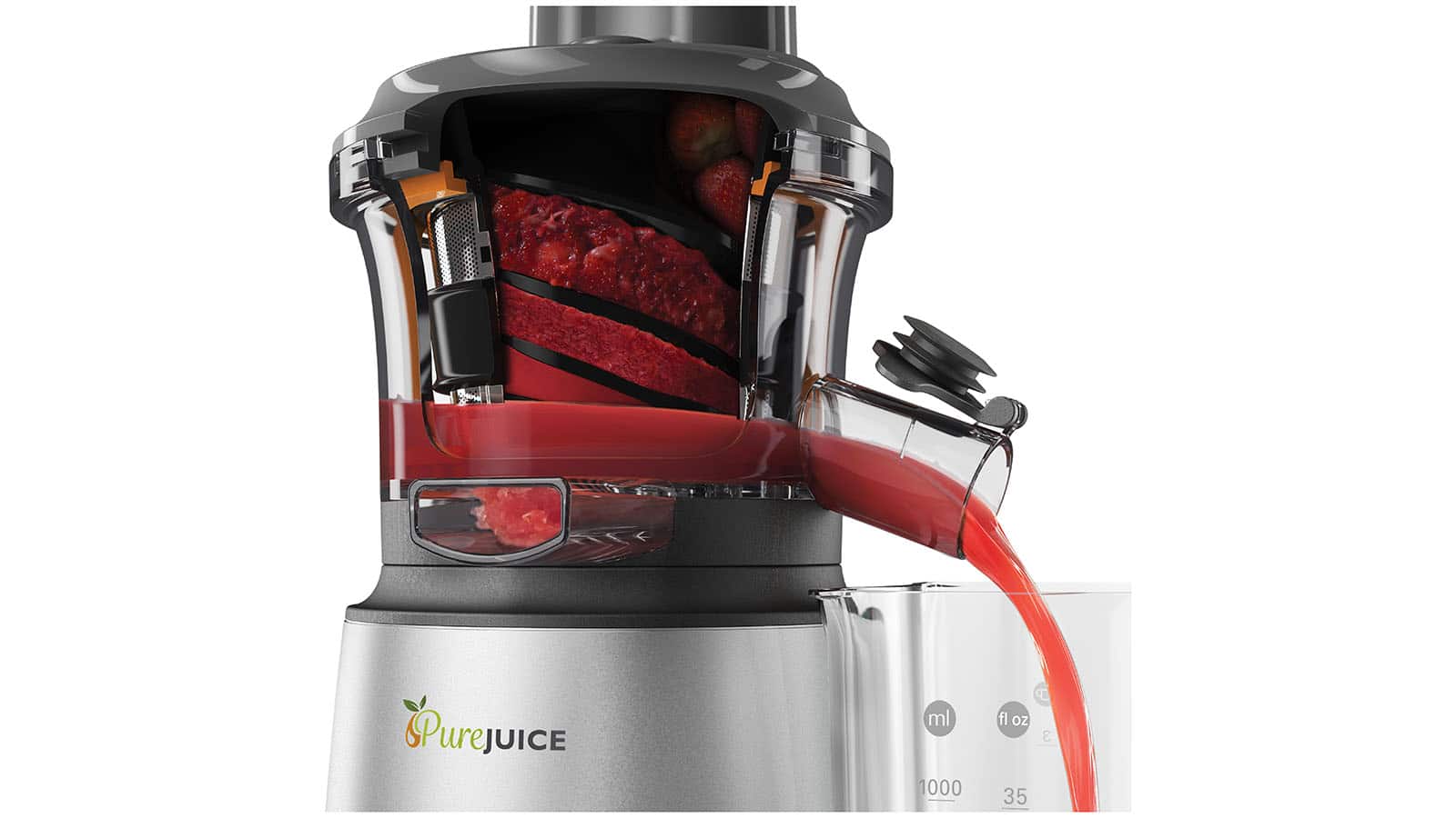 Kenwood PureJuice Scroll Juicer Silver JMP601SI (1)