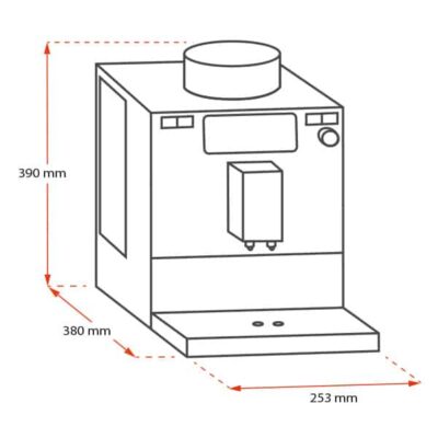 MELITTA-PASSIONE-SILVER-FULLY-AUTOMATIC-COFFEE-MAKER-FILTER-ESPRESSO-6767328-C