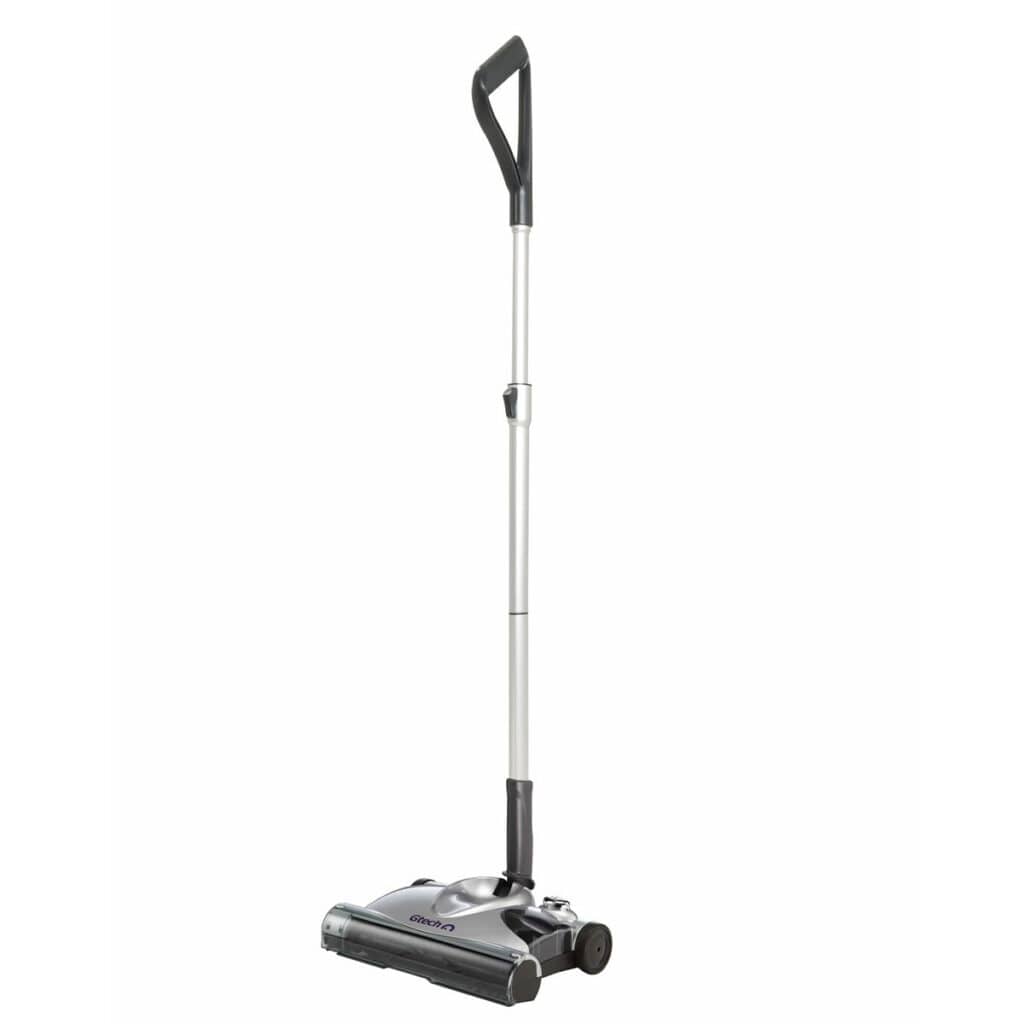 BLACK+DECKER Lithium Powered Floor Sweeper, White