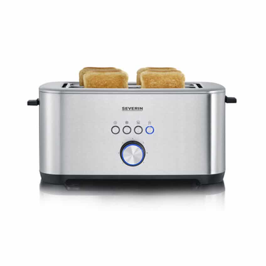 Severin Long Slot Toaster AT2512, 4 Slices Free Delivery Crosscraft