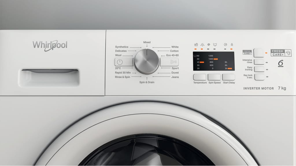 Whirlpool Washing Machine Program Progress Flowbar