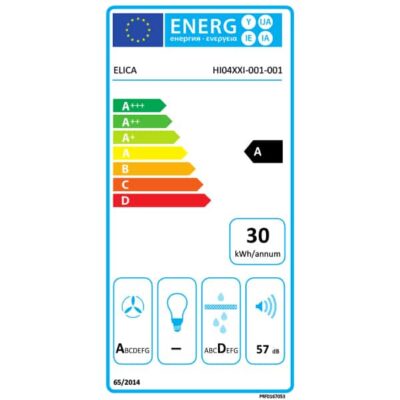 Elica NikolaTesla Fit Aspiration Hob PRF0167053 - Energy Label