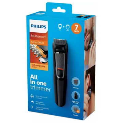 Philips Multigroom Series 3000 7 in 1 Face Hair Trimmer MG3720 15 c