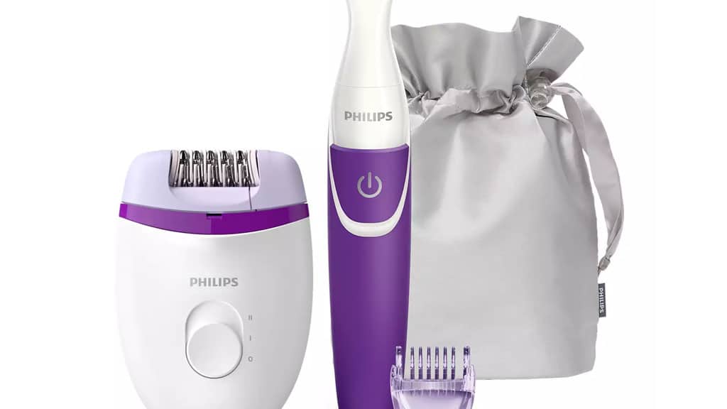 Philips Satinelle Essential Corded Compact Epilator, Bikini Trimmer BRP505 00 -e