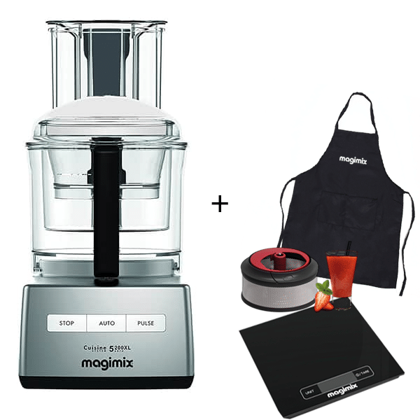 Magimix 5200XL Processor + Free Apron, Slow & Kitchen - Free Delivery Crosscraft