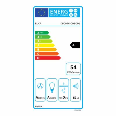 Energy Label - Elica GETUP Downdraft Kitchen Hood PRF0162784