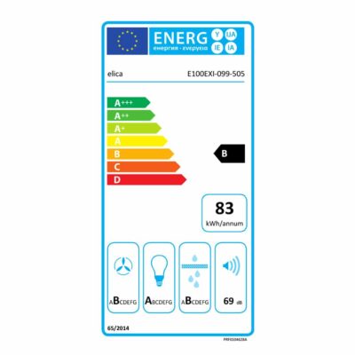 Energy Label - Elica Joy Island Kitchen Hood PRF0104628A