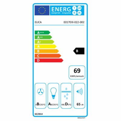 Energy Label - Elica Lane Built In Kitchen Hood