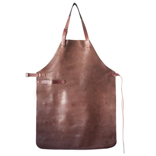 Yako & Co Original A Cognac Genuine Leather Apron 1001P