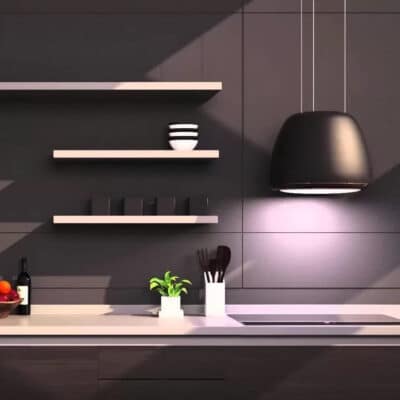 Elica Edith Island Kitchen Hood ROCK F 50 PRF0098361