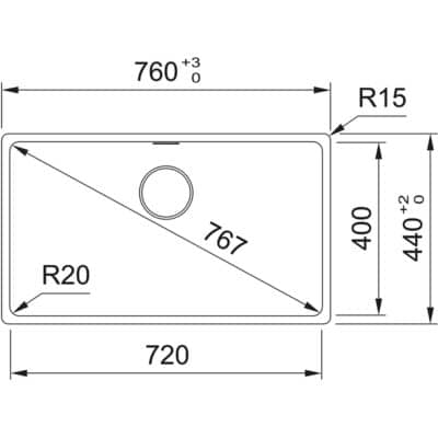 Franke Maris MRG 610-72 Kitchen Sink 114.0661.650 -d
