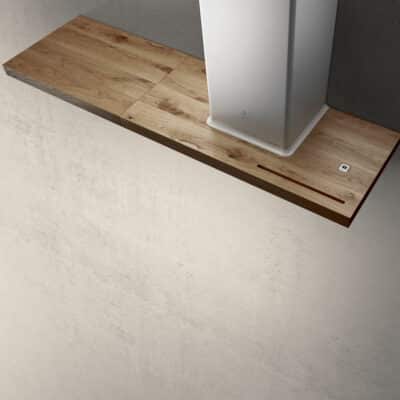 Elica Bio Island Hood WH A 90 Rovere PRF0147266 -G