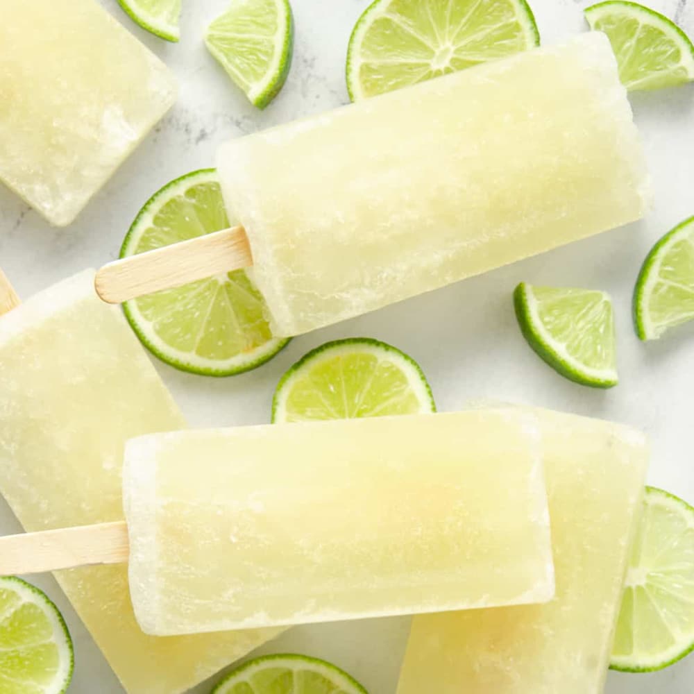 Fresh Lime Popsicles