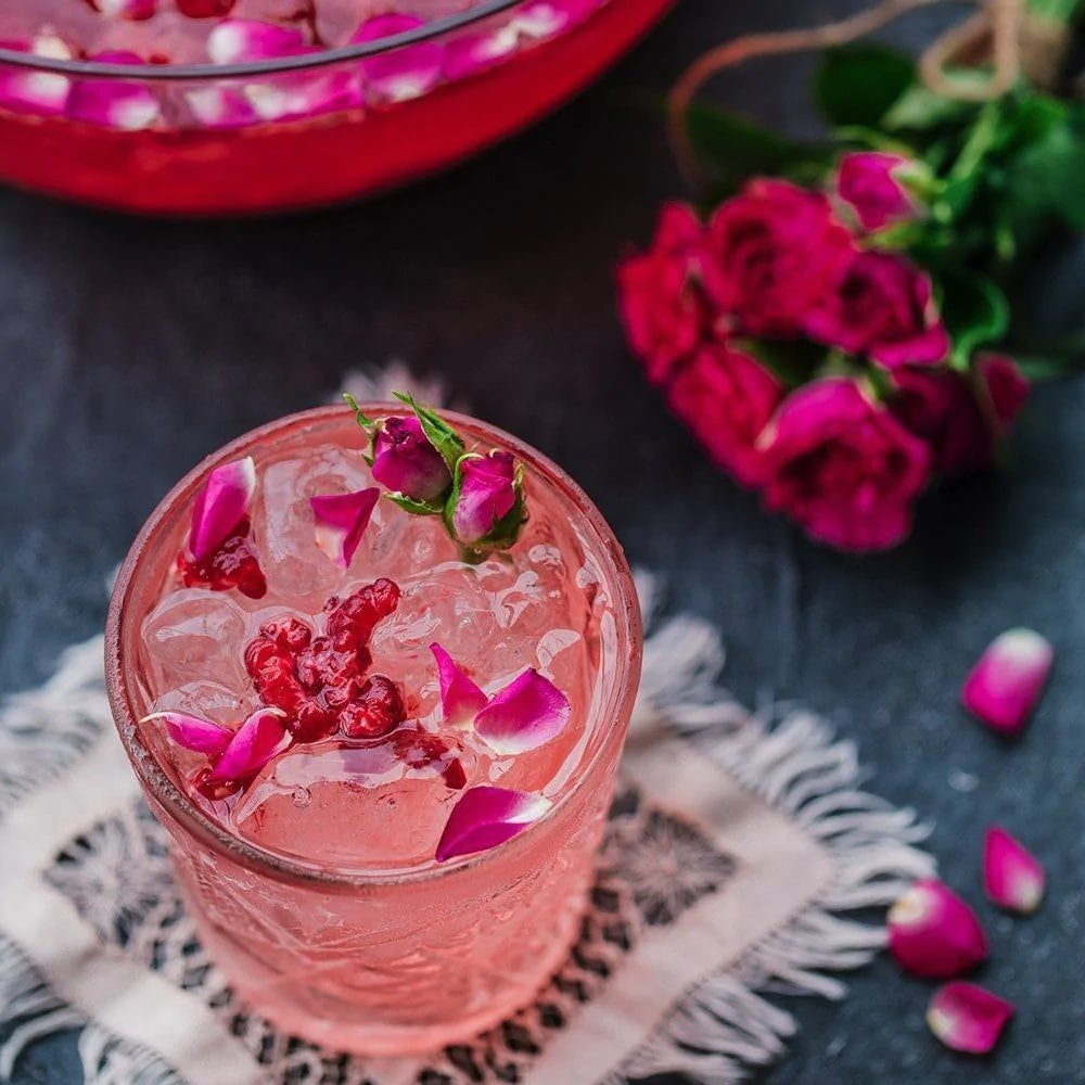 Raspberry Rosé Punch