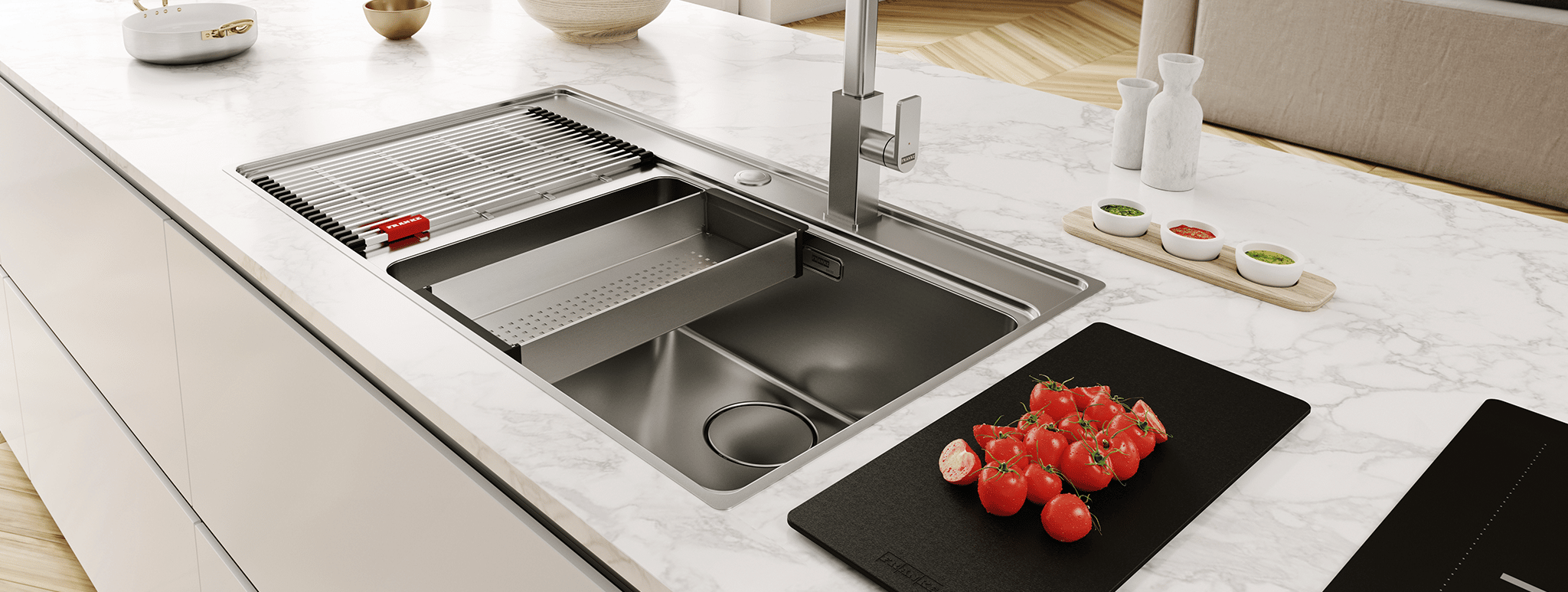 Franke stainless steel kitchen sinks malta 