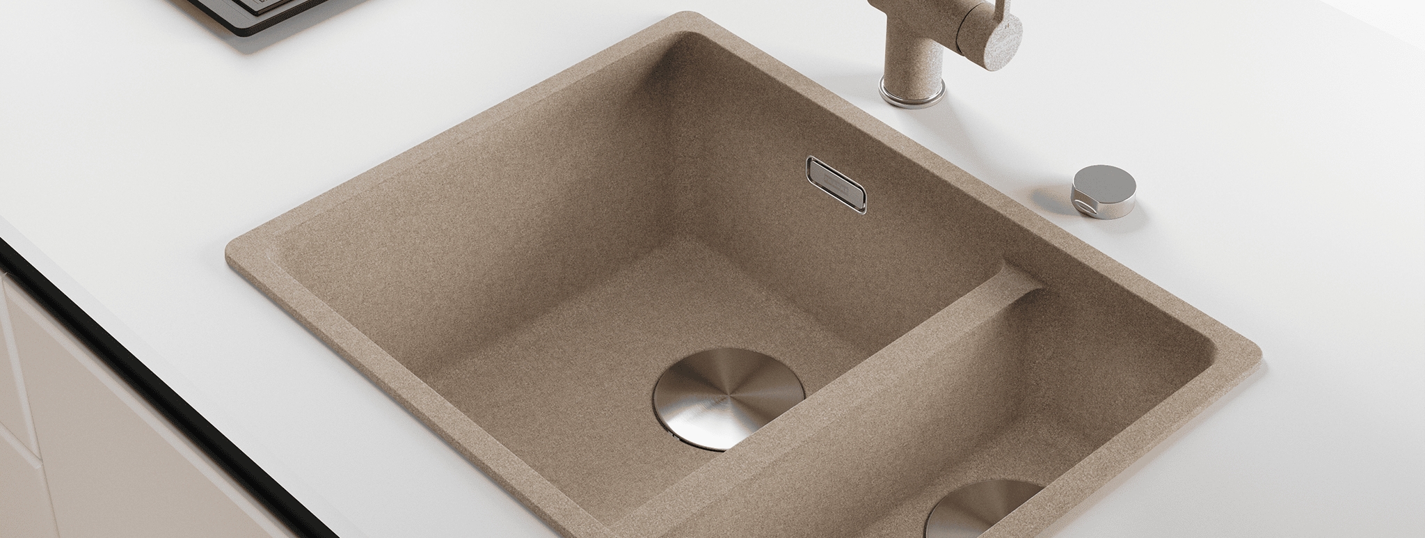 Franke Overmount Sink and Mixers Malta