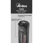 Ardes Caio Oscillating Carbon Stove AR4B03 3