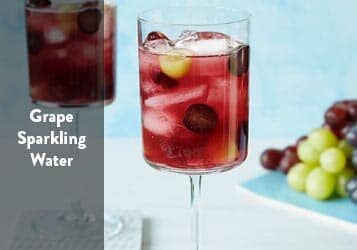 Grape Sparkling Water c