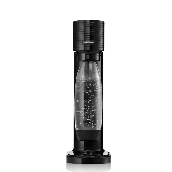 SodaStream 1L Slim Dishwasher Safe Bottles Twin Pack - Black