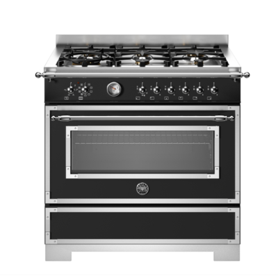 Bertazzoni Heritage Series Free-Standing Gas Cooker with Electric Oven HER96L1ENET2
