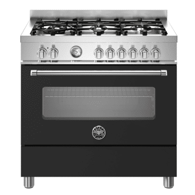 Bertazzoni Master Series Free-Standing Gas Cooker with Electric Oven MAS96L1ENET Available from Crosscraft Malta