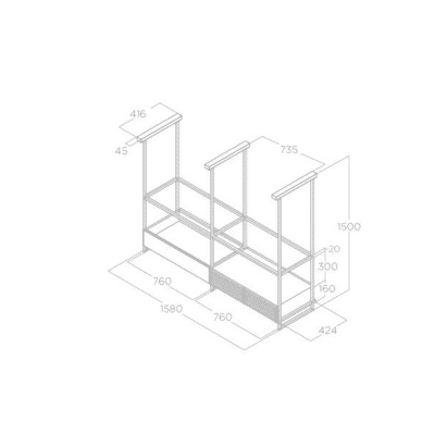 Elica Open Suite Superior Island Kitchen Hood prf0166771 d