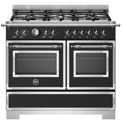 Bertazzoni Heritage Series Free-Standing Gas Cooker with Electric Double Oven HER106L2ENET2