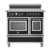 Bertazzoni Heritage Series Free-Standing Induction Cooker with Electric Double Oven HER95I2ENET c