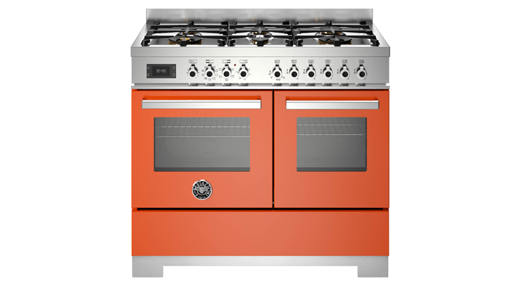 Bertazzoni Professional Series Free-Standing Gas Cooker with Electric Double Oven PRO106L2EART2 a