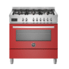 Bertazzoni Professional Series Free-Standing Gas Cooker with Electric Oven PRO96L1EROT