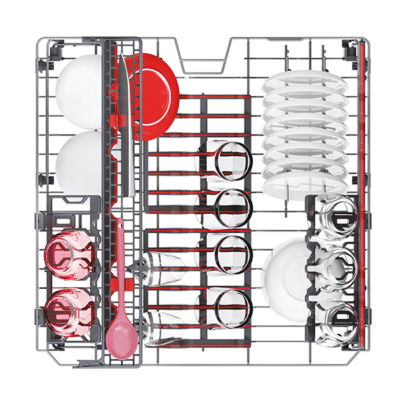 Hoover H-Dish 700 Built In Dishwasher HI 6C4S1PTA-80 - Tray a