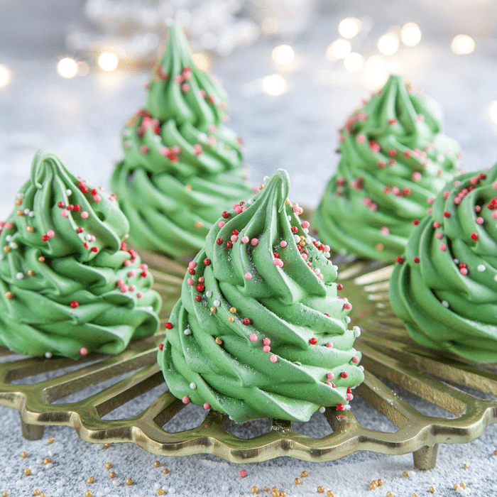 Meringue Christmas Trees Meringue Christmas Trees