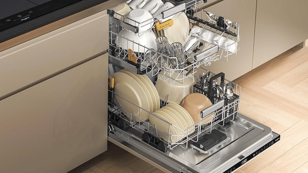 Whirlpool W8I HF58 TU UK Built In Dishwasher New Railing System a