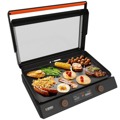 Blackstone E-Series 22” Electric Indoor & Outdoor Tabletop Grill or Portable Electric BBQ f