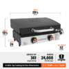 Blackstone Original 22” Griddle Gas Outdoor Tabletop Grill h