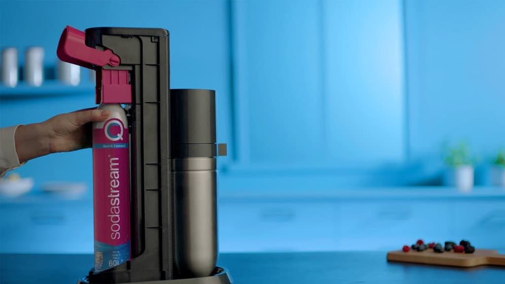 SodaStream Quick Connect Part Exchange 60L Cylinder for Water Carbonator 100000A -b SodaStream Quick Connect Part Exchange 60L Cylinder for Water Carbonator 100000A -b