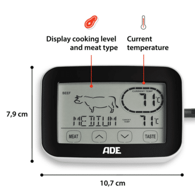 ADE BBQ1408 BBQ Thermometer & Probe b